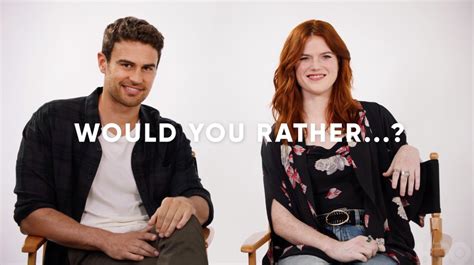 minx s01e05 workprint|Theo James & Rose Leslie Play Would You Rather .